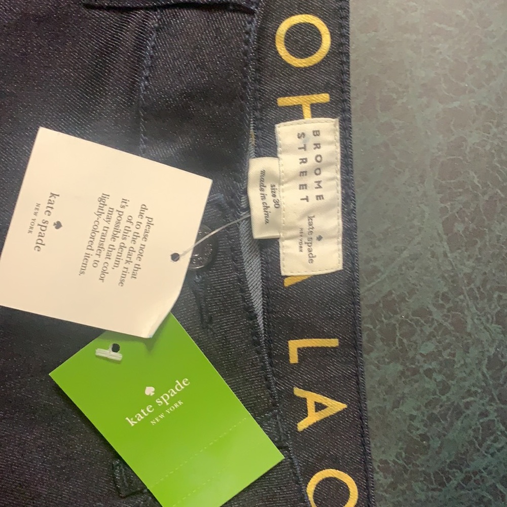NWT. Kate Spade Dark Denim Women’s Jeans Brooke Street Size30 - Picture 3 of 9